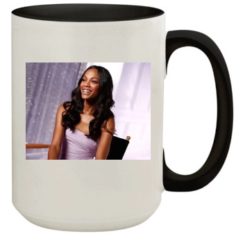 Zoe Saldana 15oz Colored Inner & Handle Mug