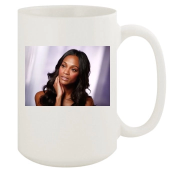 Zoe Saldana 15oz White Mug