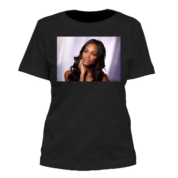 Zoe Saldana Women's Cut T-Shirt