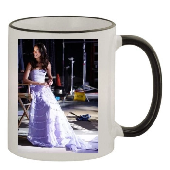 Zoe Saldana 11oz Colored Rim & Handle Mug