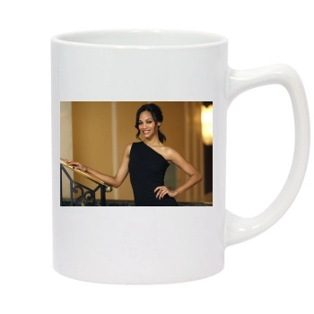 Zoe Saldana 14oz White Statesman Mug