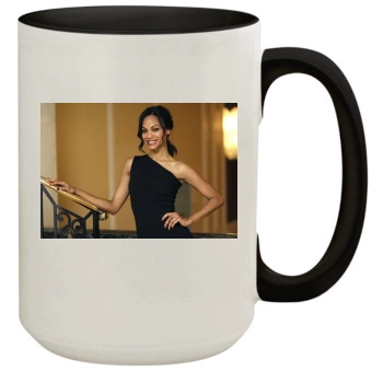 Zoe Saldana 15oz Colored Inner & Handle Mug