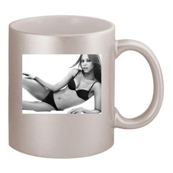 Zoe Saldana 11oz Metallic Silver Mug