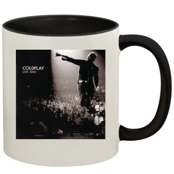 Coldplay 11oz Colored Inner & Handle Mug