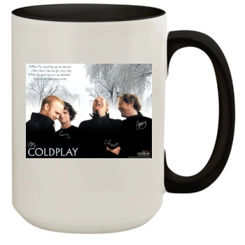 Coldplay 15oz Colored Inner & Handle Mug