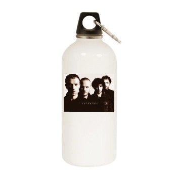 Coldplay White Water Bottle With Carabiner