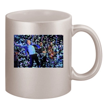 Coldplay 11oz Metallic Silver Mug