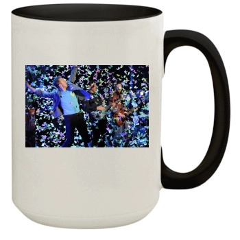 Coldplay 15oz Colored Inner & Handle Mug