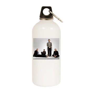 Coldplay White Water Bottle With Carabiner