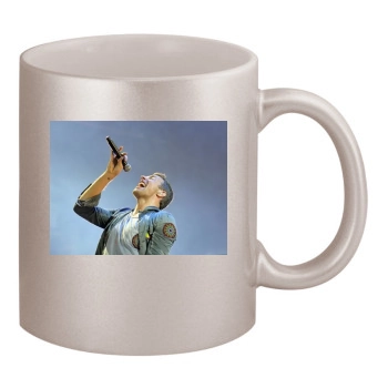 Coldplay 11oz Metallic Silver Mug