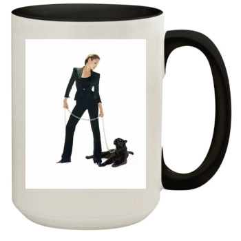 Angelina Jolie 15oz Colored Inner & Handle Mug