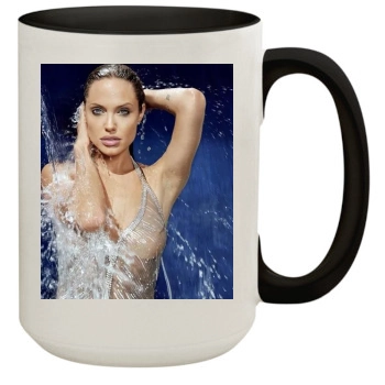 Angelina Jolie 15oz Colored Inner & Handle Mug