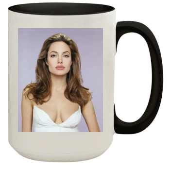 Angelina Jolie 15oz Colored Inner & Handle Mug