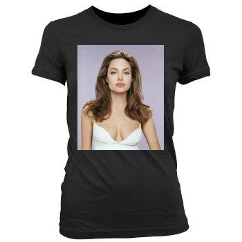 Angelina Jolie Women's Junior Cut Crewneck T-Shirt