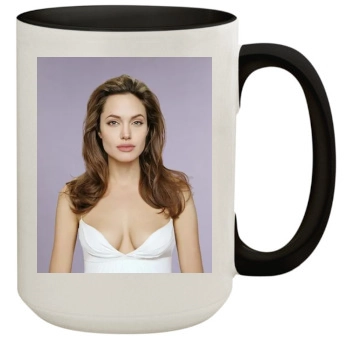 Angelina Jolie 15oz Colored Inner & Handle Mug