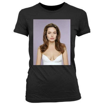 Angelina Jolie Women's Junior Cut Crewneck T-Shirt