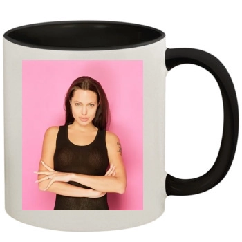 Angelina Jolie 11oz Colored Inner & Handle Mug