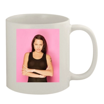 Angelina Jolie 11oz White Mug