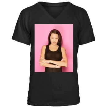 Angelina Jolie Men's V-Neck T-Shirt