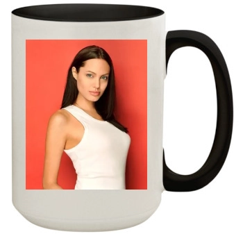 Angelina Jolie 15oz Colored Inner & Handle Mug