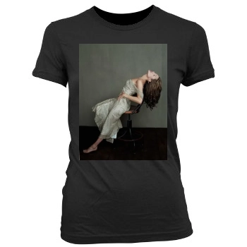 Angelina Jolie Women's Junior Cut Crewneck T-Shirt