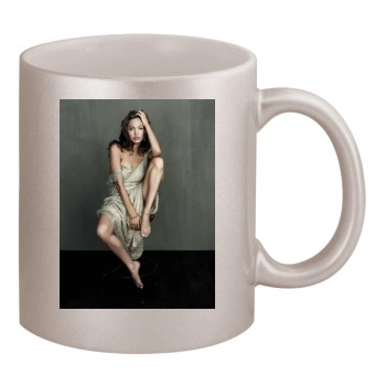 Angelina Jolie 11oz Metallic Silver Mug