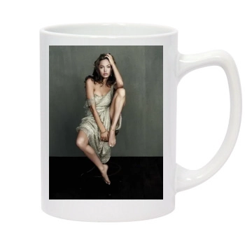 Angelina Jolie 14oz White Statesman Mug