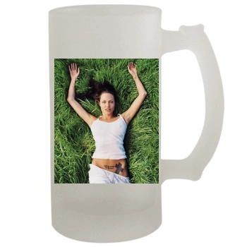 Angelina Jolie 16oz Frosted Beer Stein