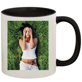 Angelina Jolie 11oz Colored Inner & Handle Mug