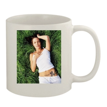 Angelina Jolie 11oz White Mug