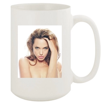 Angelina Jolie 15oz White Mug