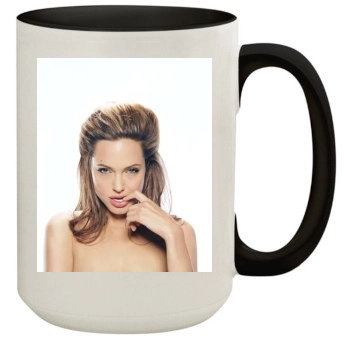 Angelina Jolie 15oz Colored Inner & Handle Mug