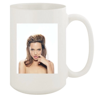 Angelina Jolie 15oz White Mug