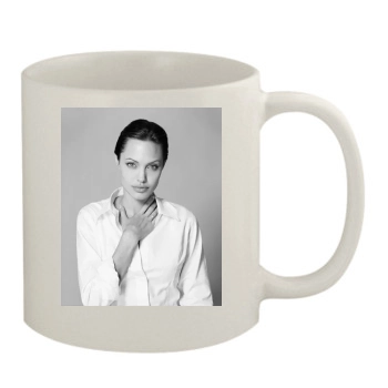 Angelina Jolie 11oz White Mug