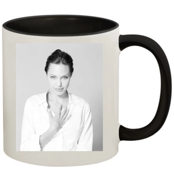 Angelina Jolie 11oz Colored Inner & Handle Mug