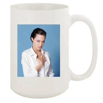 Angelina Jolie 15oz White Mug