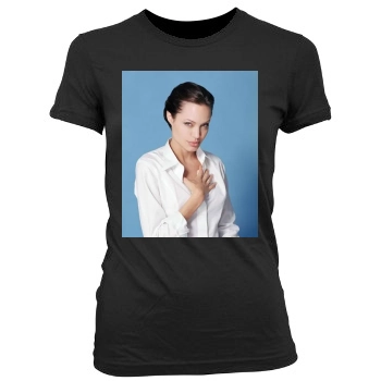 Angelina Jolie Women's Junior Cut Crewneck T-Shirt