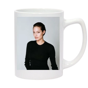 Angelina Jolie 14oz White Statesman Mug