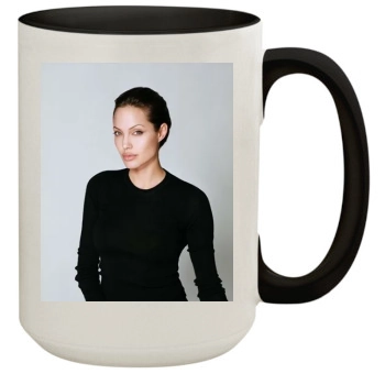 Angelina Jolie 15oz Colored Inner & Handle Mug