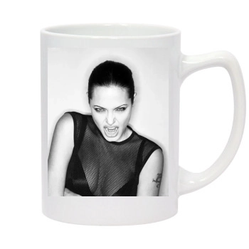 Angelina Jolie 14oz White Statesman Mug