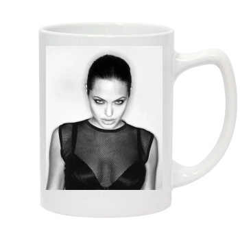 Angelina Jolie 14oz White Statesman Mug