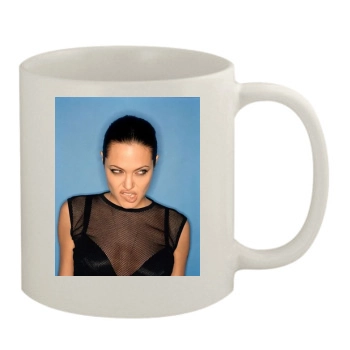 Angelina Jolie 11oz White Mug