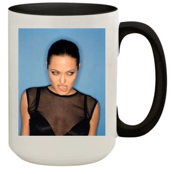 Angelina Jolie 15oz Colored Inner & Handle Mug