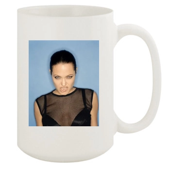 Angelina Jolie 15oz White Mug