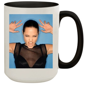 Angelina Jolie 15oz Colored Inner & Handle Mug