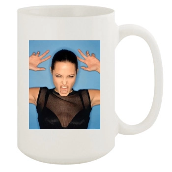 Angelina Jolie 15oz White Mug