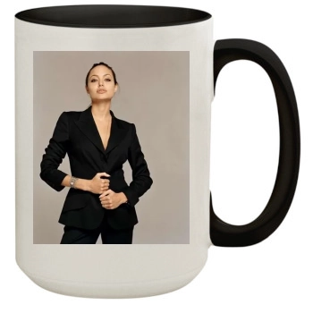 Angelina Jolie 15oz Colored Inner & Handle Mug