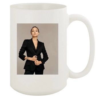 Angelina Jolie 15oz White Mug