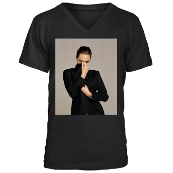 Angelina Jolie Men's V-Neck T-Shirt