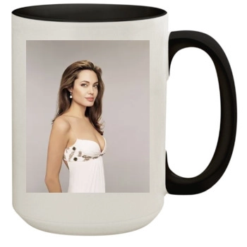 Angelina Jolie 15oz Colored Inner & Handle Mug